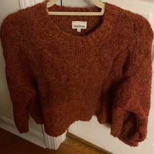 HEARTLOOM Halen Pink Ombré Stripe Sweater S